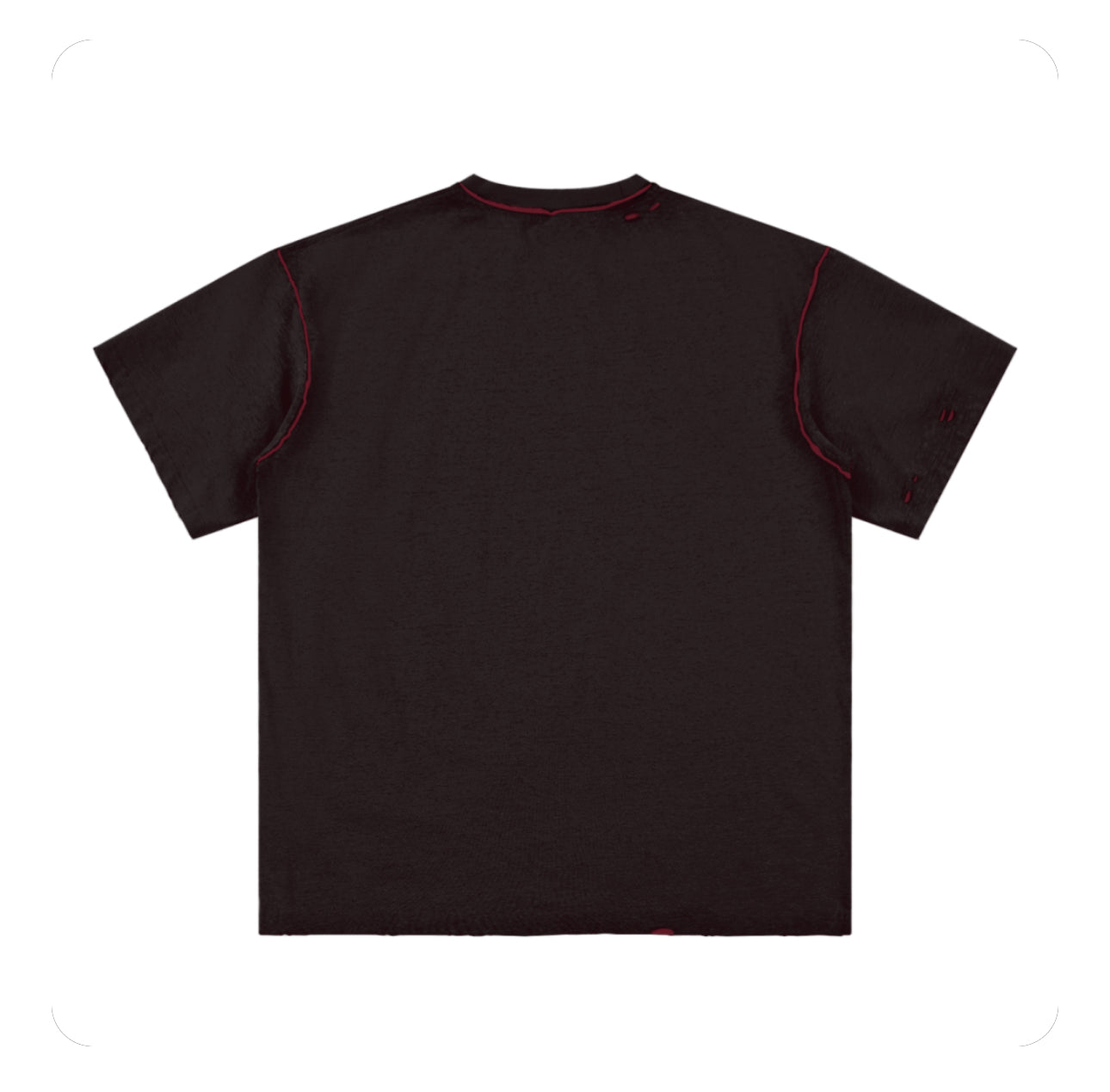 Hand-frayed Reversible T-shirt
