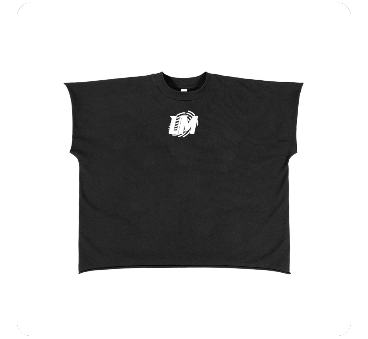 Raw Edge Boxy Non-Shrink T-Shirt