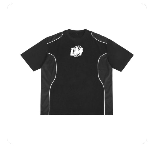 Contrast Piped Panel T-Shirt